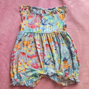 Birdie Bean Bamboo Jack Bubble Romper - Colorful Nautical Baby Romper